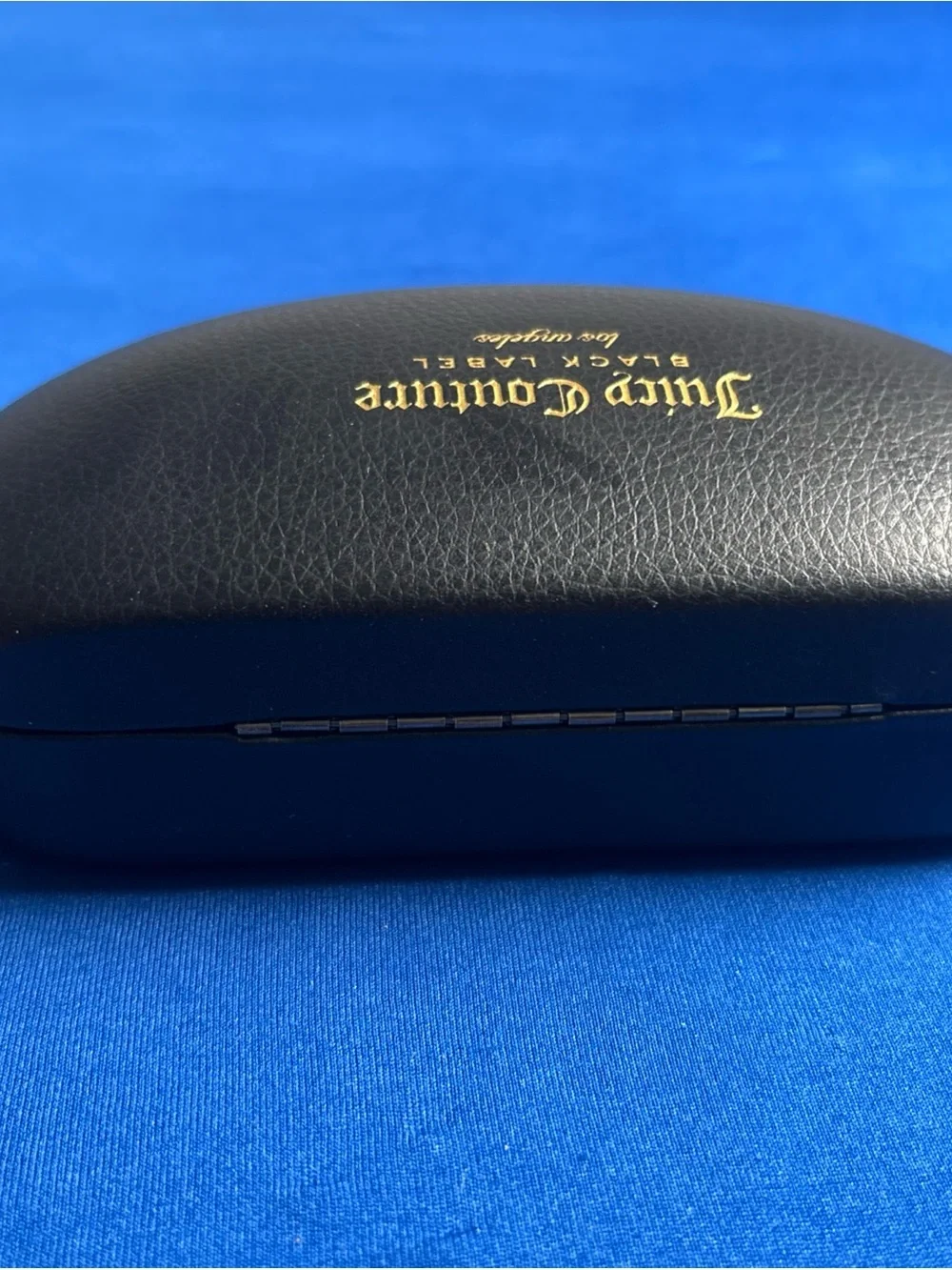 Juicy Couture Black Label Sunglass & Eyeglass Case Black Hard Clamshell Lined